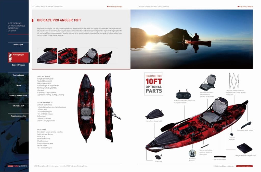 Dace Pro Angler 10 w/ Aluminium Seat | KayakWest | Kayak Sales & Hire Perth